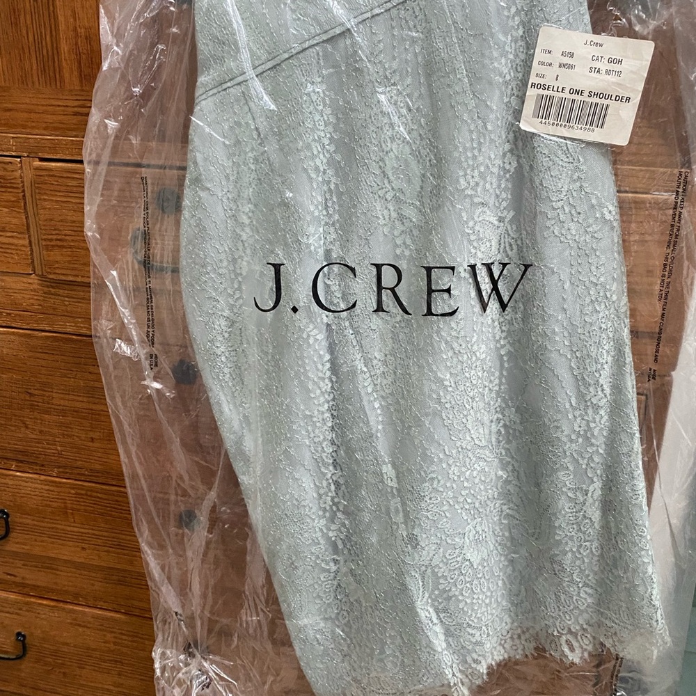 J. Crew Soft Blue Lace Dress